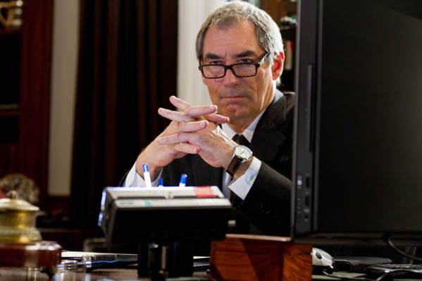 (Pictured: Timothy Dalton appears in a scene...